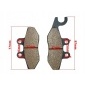 WZMOTO.PLRG13M2259 колодки тормоза piaggio / vespa - fly 50 gts 125 отличный