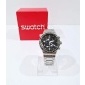 Swatch new irony chrono carbonium dream yvs495g