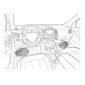 99650ADE20W подсветка светодиодный белые на ноги i10 i20 i30 i40 ix20 ix35 тусон кона