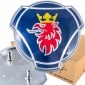 1401610 scania эмблема гриф значек логотип синяя 83mm