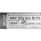 4M0823823B Петля капота Audi Q7 4M (2015—2020) 2020 , 4M0823301B