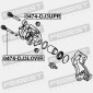 0474DJ3UPR febest 0474 - dj3upr болт ведущий , суппорт тормоза