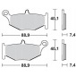 924SM1 braking колодки тормозной задняя suzuki b - king 1300