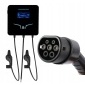 Станция зарядки ev wallbox для автомобилей электрических прошедшие typ2 44kw