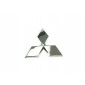 Эмблема mitsubishi 75x65mm три diamenty новый oryginalny mr511958