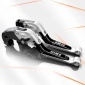 5703673376520 srebrno - czarnydla yamaha yzf r1 2004 - 2008 рычаг сцепление комплект рычага
