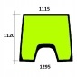 700400001 стекло переднее для valtra 6000; 8000; t120 - t190; m120 - m150; x100 - xm150