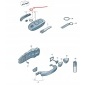7P6959754ASIRZ volkswagen touareg 7p mk2 key sender unit 315mhz