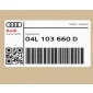 04L103660DINTRAD крышка раковина масло audi a3 q3