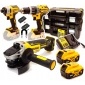 Комплект 18v 2x5ah wiertarka dcd796 zakrętarka dcf887 dewalt dck266p2t szlifierka угловая akumulatorowe dewalt 800 в 18 v