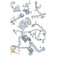 06M121432C audi a8 d5 engine coolant pipe original
