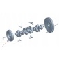 A2560300003 мб s w222 engine crankshaft vibration damper
