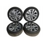 Auris ii corolla колёса колёсные диски алюминиевые с датчиками шины 225 / 45r17 комплект
