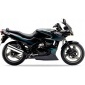 Naklejki fooqs на motocykl kawasaki gpz 500s 1998 - 2001 czarno - zielony h8