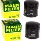 2× mann - filter в 712 / 75 фильтр масляный