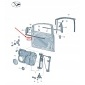 2K0837472 volkswagen caddy iv sa mk6 фронт right inner window aperture seal