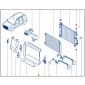215592385RR руль радиатора dacia duster ii 1.2 1.3 1.6 оригинал