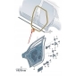 89A833722A AUDI Q4 E - Tron Rear Right Inner Door Seal Rubber