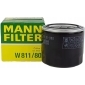 W811 mann-filter фильтр масляный в 811 / 80