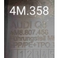 4M8807458 Кронштейн крепления бампера заднего Audi Q8 I (2018—2023) 2018