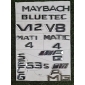 A1668171215 эмблема на багажник Mercedes-Benz, BMW, Toyota M-class, ML-class, A-class, SLR-class, C-class, CLC-class, CLK-class, E-class, CL-class, S-class, SL-class, B-class, R-class, Vito, Viano, B-class, 7-ser