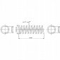SP2363 1x пружина ходовой части монро fiat