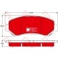 GDB3467DTE колодки торм передние trw nissan x - trail 2.0 dci
