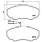 P23091 brembo колодки колодок . fiat ducato 02 -