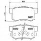 P28051 brembo колодки колодок . honda cr - v 04 - 06 назад