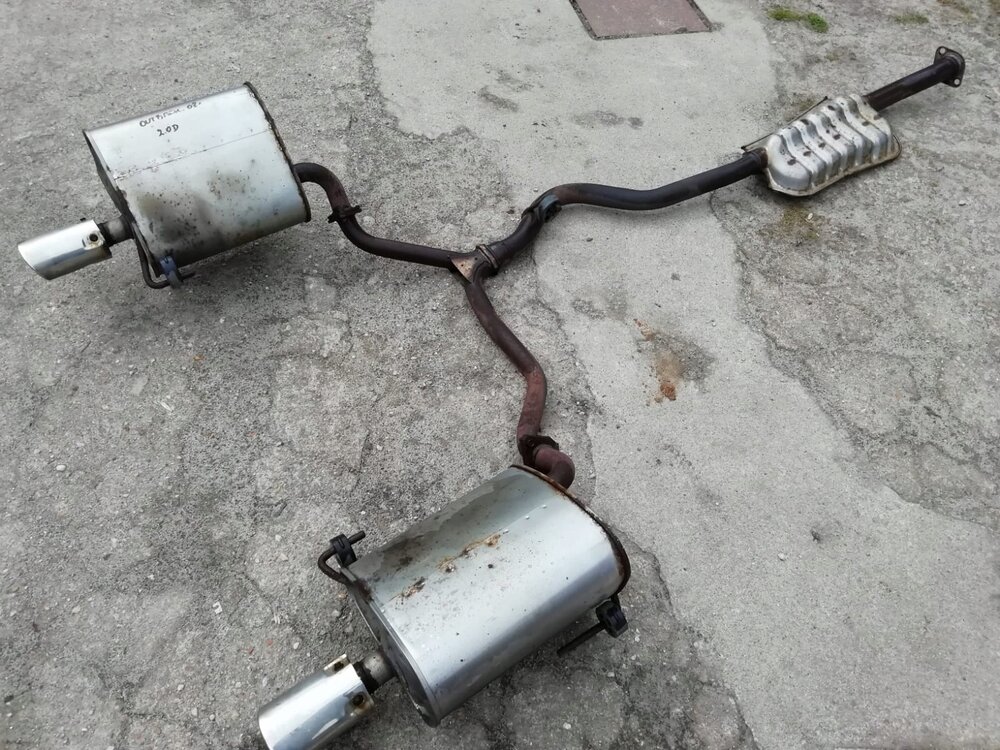 Глушитель subaru outback