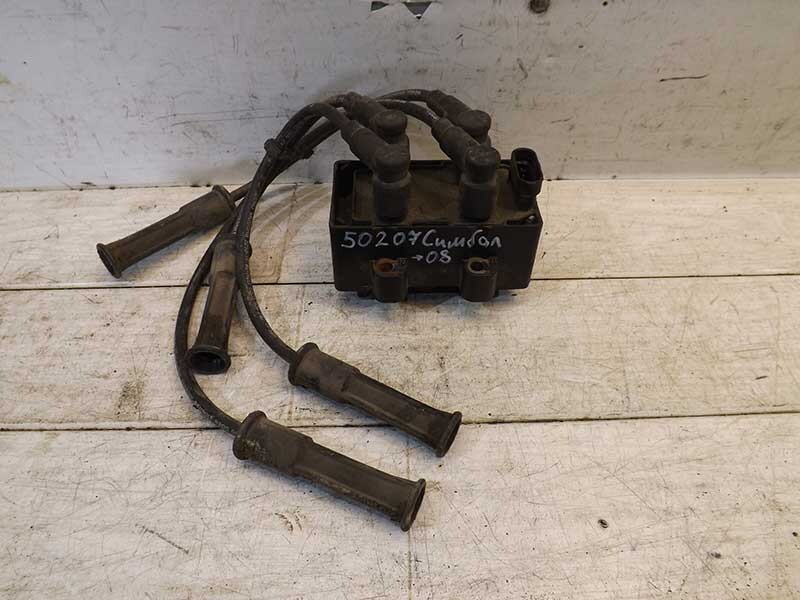 Катушка зажигания renault safrane 2,2. 4 8. 4 8 клапанов. Катушка рено симбол 1. 4 16кл.