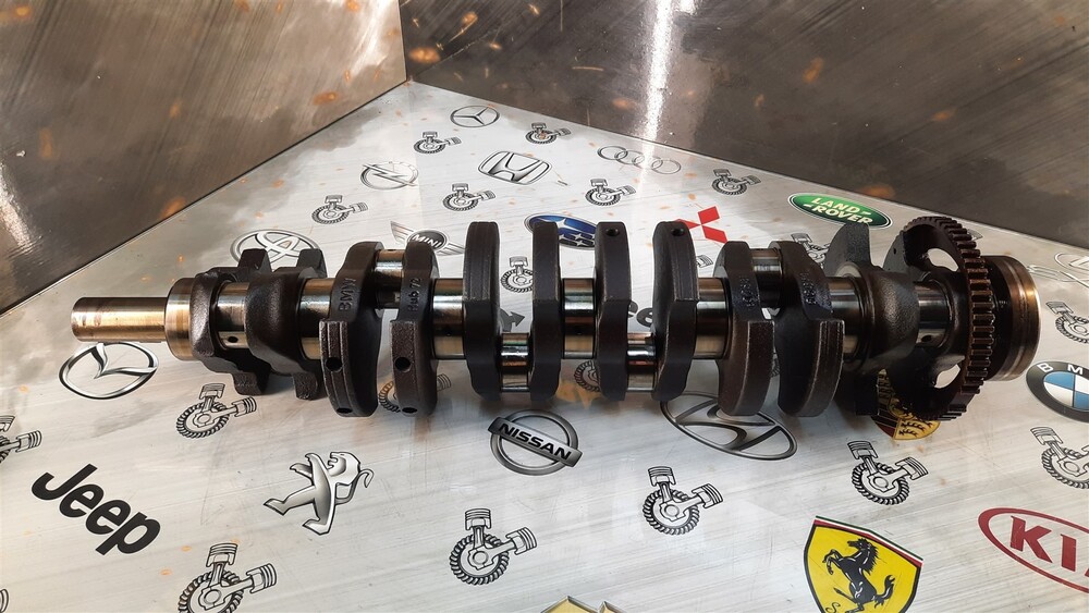 коленвал бмв х5 е70. коленвал n62 испорченный. 4. 8. коленвал bmw n62.