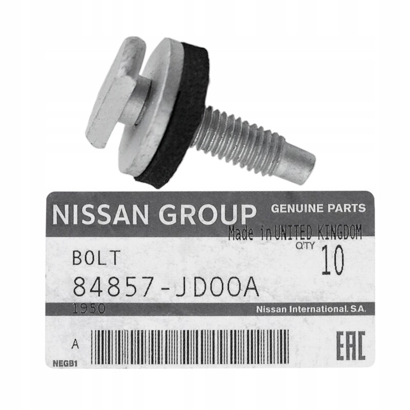 болт декоративная багажника nissan qashqai 84857 - jd00a купить в