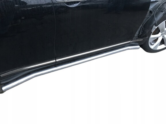 09.01.2113 пороги с подсветкой хромированная infiniti qx70