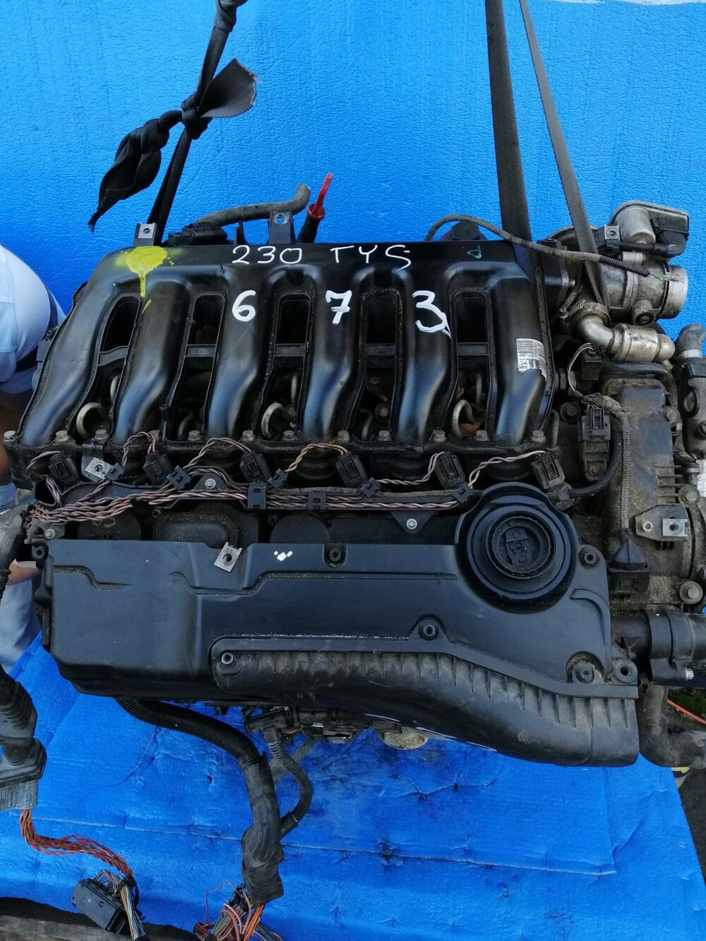M57NC51 BMW OE двигатель bmw 5 e60  2.5d 2005 года . 230tys km