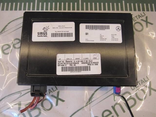 Блок радио w221 где находится A2218207789 Блок радио Mercedes S W221 2008 купить бу по цене 18588 ₸ Z22459260 