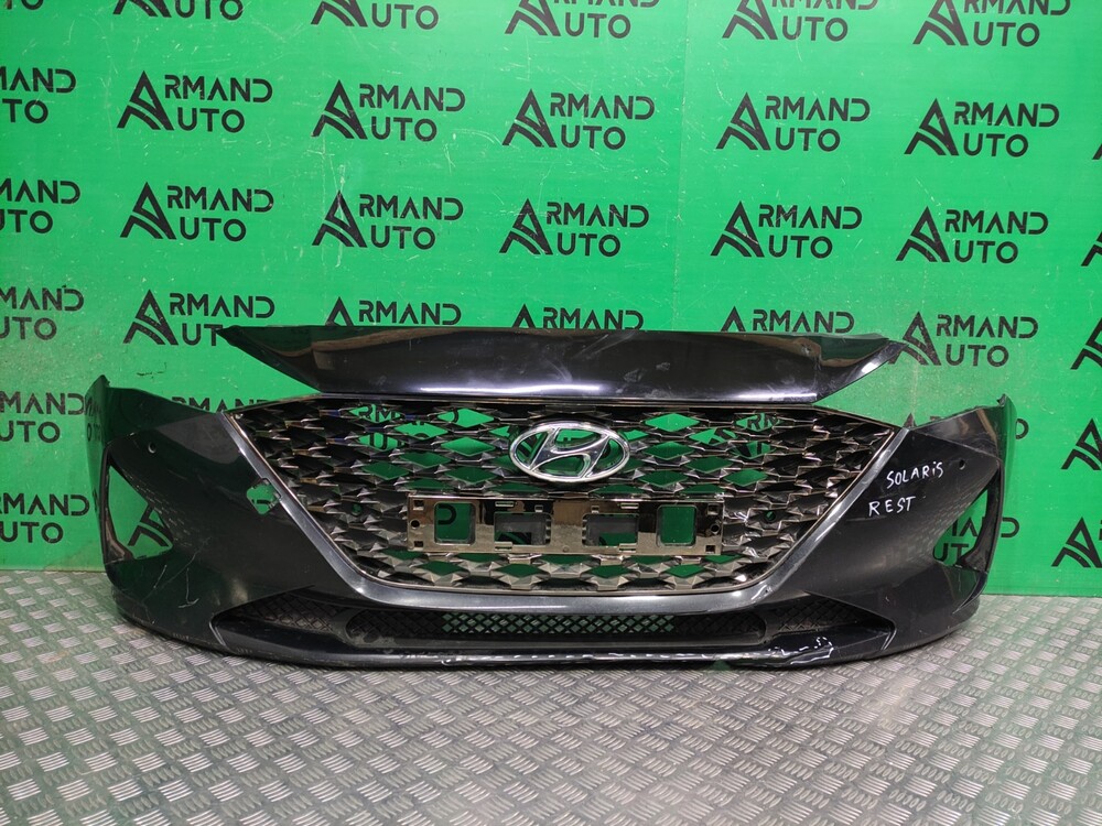 передний бампер хендай солярис 2020 года