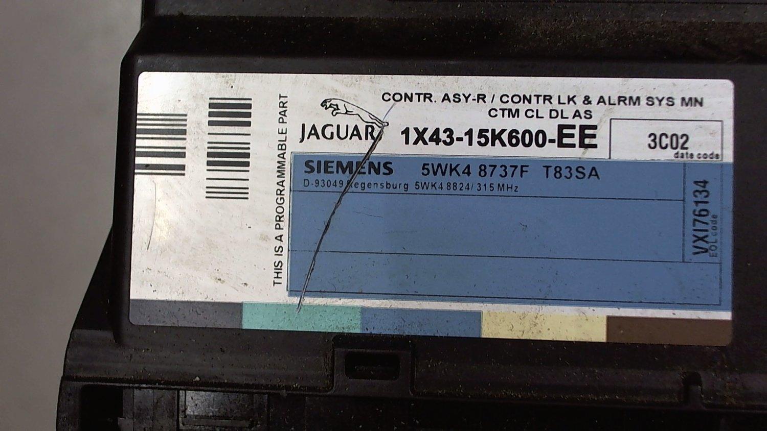 1X4315K600EE Блок комфорта Jaguar X-type 2004 1X43-15K600-EE