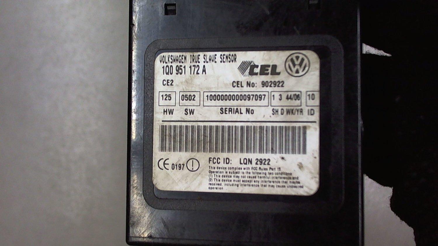 1q0951172a Блок управления парктрониками Volkswagen Eos 2006