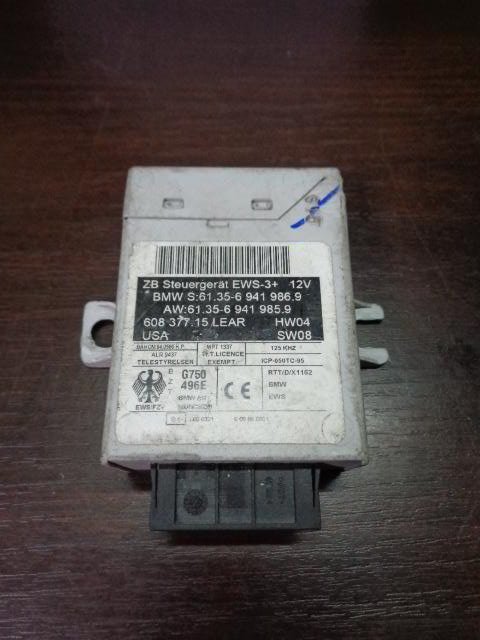 Где находится блок ews bmw x5 e53 6941986 Блок управления EWS BMW X5 E53 1999 - 2003 2004 , купить бу по цене 1965