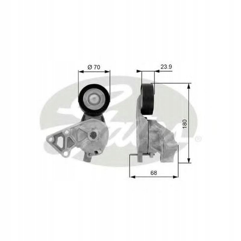 Ym10029681. Натяжитель ремня Gates t38307. Натяжной ролик Гейтс. T38307. Натяжитель поликлинового ремня casa.